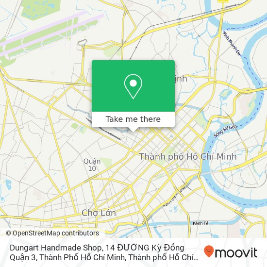 Bản đồ Dungart Handmade Shop, 14 ĐƯỜNG Kỳ Đồng Quận 3, Thành Phố Hồ Chí Minh