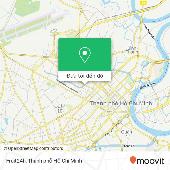 Bản đồ Fruit24h, 183 ĐƯỜNG Trần Quốc Thảo Quận 3, Thành Phố Hồ Chí Minh