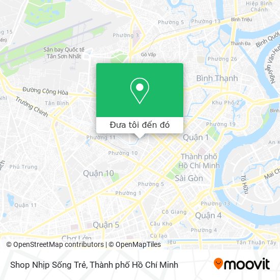 Bản đồ Shop Nhịp Sống Trẻ