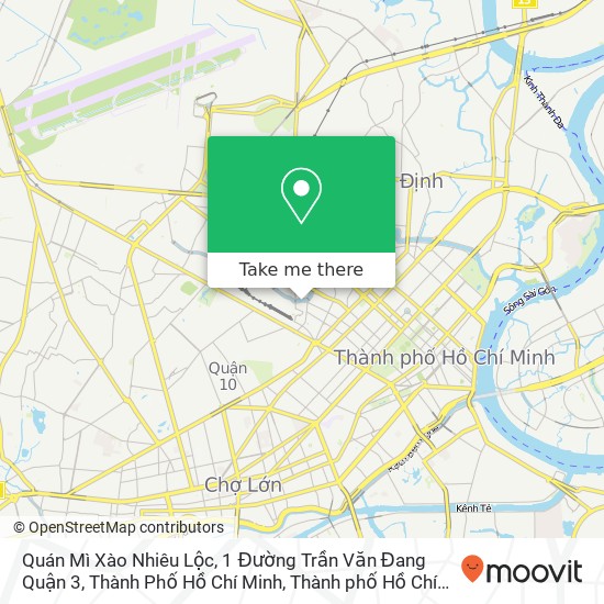 Bản đồ Quán Mì Xào Nhiêu Lộc, 1 Đường Trần Văn Đang Quận 3, Thành Phố Hồ Chí Minh