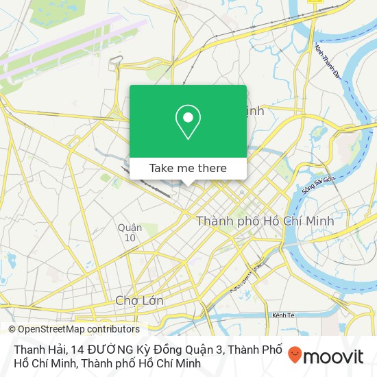 Bản đồ Thanh Hải, 14 ĐƯỜNG Kỳ Đồng Quận 3, Thành Phố Hồ Chí Minh