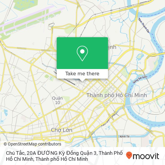 Bản đồ Chú Tắc, 20A ĐƯỜNG Kỳ Đồng Quận 3, Thành Phố Hồ Chí Minh