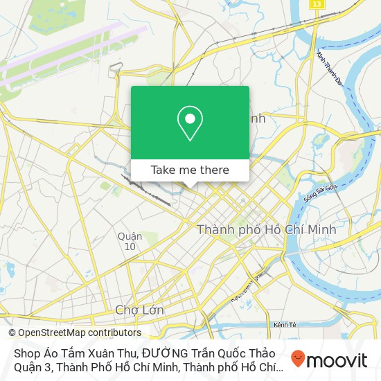 Bản đồ Shop Áo Tắm Xuân Thu, ĐƯỜNG Trần Quốc Thảo Quận 3, Thành Phố Hồ Chí Minh