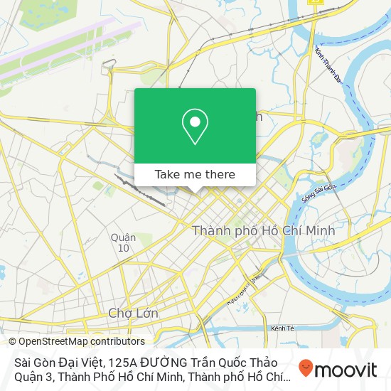 Bản đồ Sài Gòn Đại Việt, 125A ĐƯỜNG Trần Quốc Thảo Quận 3, Thành Phố Hồ Chí Minh