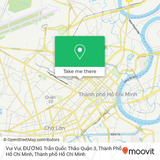 Bản đồ Vui Vui, ĐƯỜNG Trần Quốc Thảo Quận 3, Thành Phố Hồ Chí Minh
