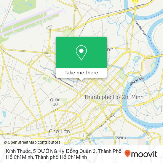 Bản đồ Kính Thuốc, 5 ĐƯỜNG Kỳ Đồng Quận 3, Thành Phố Hồ Chí Minh