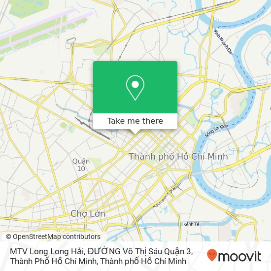Bản đồ MTV Long Long Hải, ĐƯỜNG Võ Thị Sáu Quận 3, Thành Phố Hồ Chí Minh
