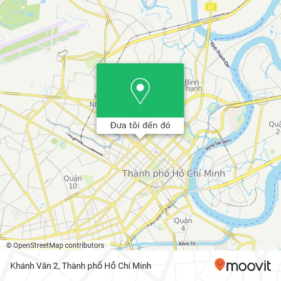 Bản đồ Khánh Vân 2, ĐƯỜNG Võ Thị Sáu Quận 3, Thành Phố Hồ Chí Minh