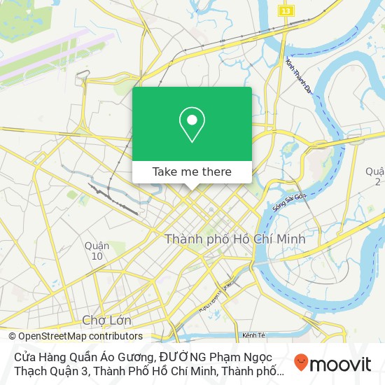 Bản đồ Cửa Hàng Quần Áo Gương, ĐƯỜNG Phạm Ngọc Thạch Quận 3, Thành Phố Hồ Chí Minh