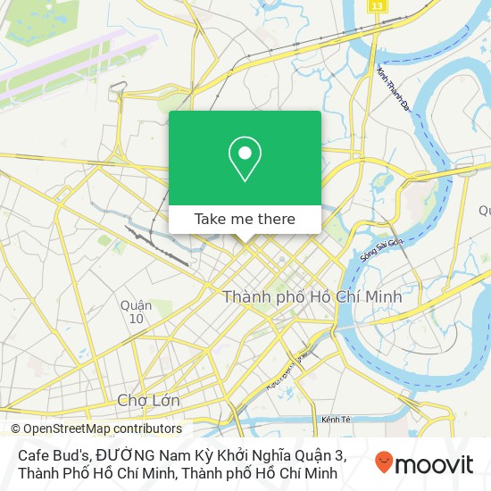 Bản đồ Cafe Bud's, ĐƯỜNG Nam Kỳ Khởi Nghĩa Quận 3, Thành Phố Hồ Chí Minh