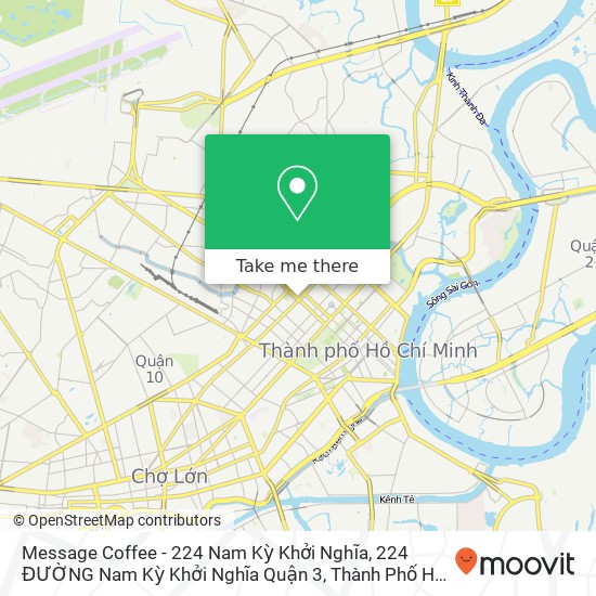 Bản đồ Message Coffee - 224 Nam Kỳ Khởi Nghĩa, 224 ĐƯỜNG Nam Kỳ Khởi Nghĩa Quận 3, Thành Phố Hồ Chí Minh