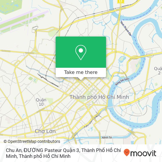 Bản đồ Chu An, ĐƯỜNG Pasteur Quận 3, Thành Phố Hồ Chí Minh