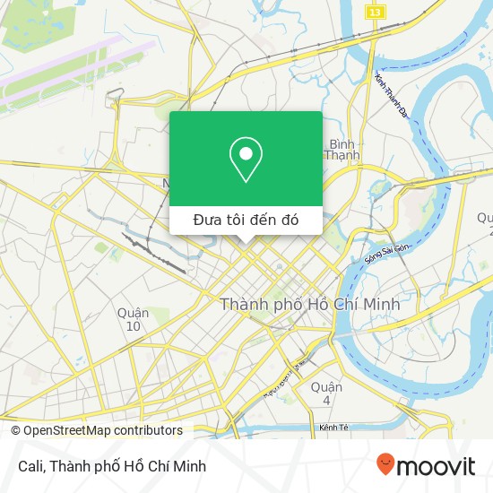 Bản đồ Cali, ĐƯỜNG Pasteur Quận 3, Thành Phố Hồ Chí Minh