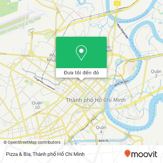 Bản đồ Pizza & Bia, 193 ĐƯỜNG Điện Biên Phủ Quận 3, Thành Phố Hồ Chí Minh