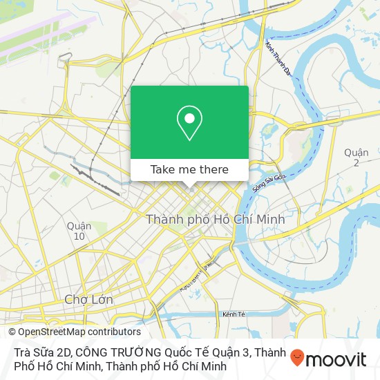 Bản đồ Trà Sữa 2D, CÔNG TRƯỜNG Quốc Tế Quận 3, Thành Phố Hồ Chí Minh