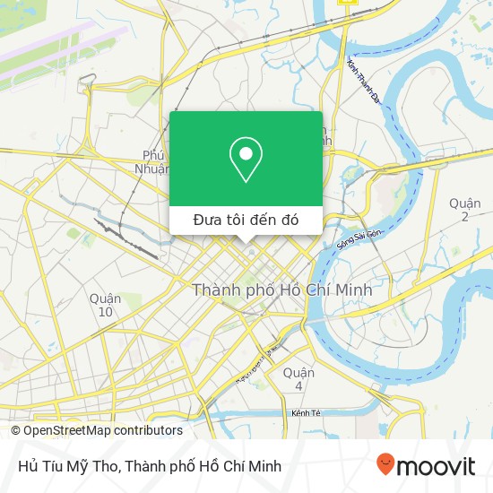 Bản đồ Hủ Tíu Mỹ Tho, ĐƯỜNG Nguyễn Đình Chiểu Quận 3, Thành Phố Hồ Chí Minh