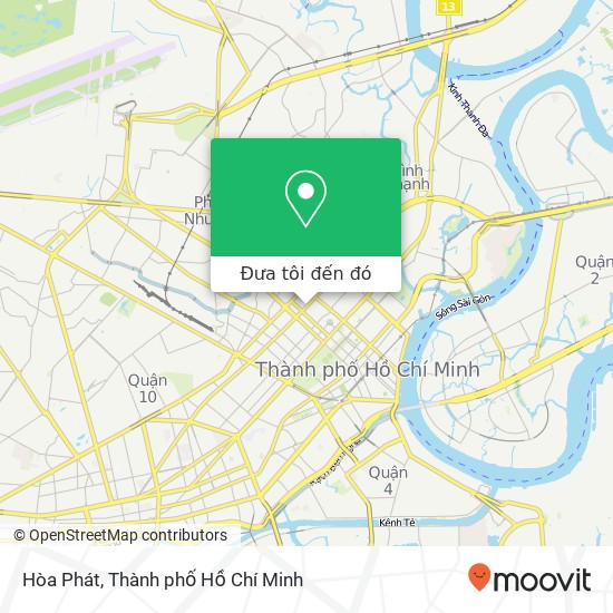 Bản đồ Hòa Phát, 209 ĐƯỜNG Điện Biên Phủ Quận 3, Thành Phố Hồ Chí Minh