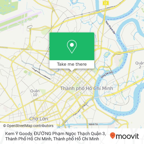 Bản đồ Kem Ý Goody, ĐƯỜNG Phạm Ngọc Thạch Quận 3, Thành Phố Hồ Chí Minh