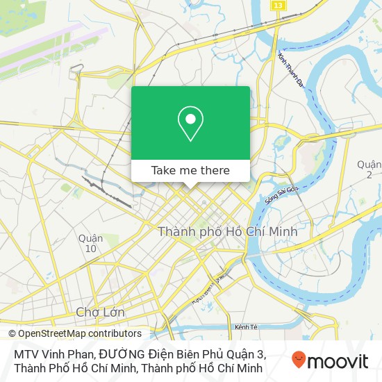 Bản đồ MTV Vinh Phan, ĐƯỜNG Điện Biên Phủ Quận 3, Thành Phố Hồ Chí Minh