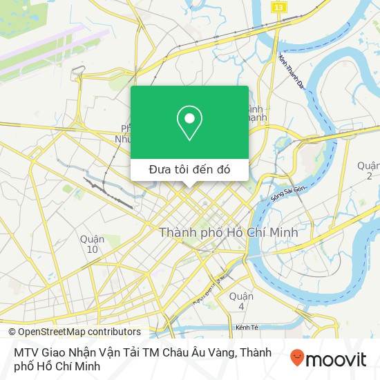 Bản đồ MTV Giao Nhận Vận Tải TM Châu Âu Vàng, ĐƯỜNG Phạm Ngọc Thạch Quận 3, Thành Phố Hồ Chí Minh
