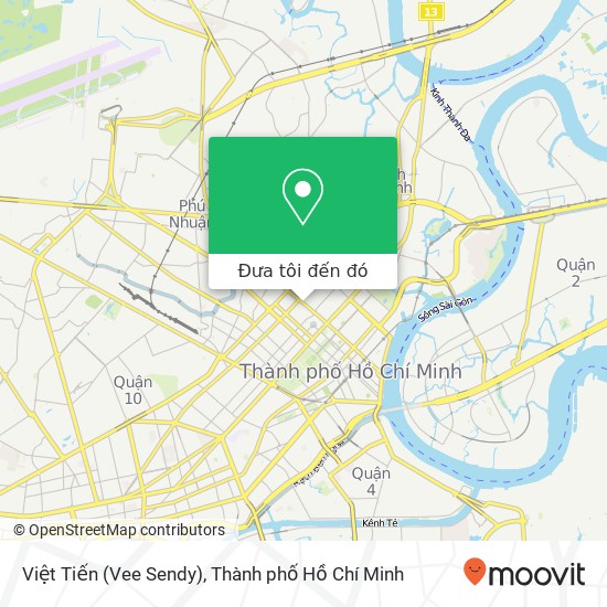 Bản đồ Việt Tiến (Vee Sendy), 178 ĐƯỜNG Hai Bà Trưng Quận 1, Thành Phố Hồ Chí Minh