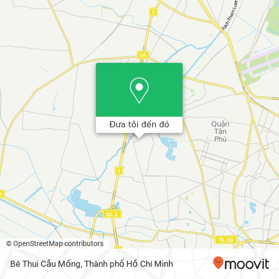 Bản đồ Bê Thui Cầu Mống, ĐƯỜNG Tân Kỳ Tân Quý Quận Bình Tân, Thành Phố Hồ Chí Minh
