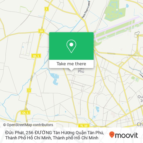 Bản đồ Đức Phát, 256 ĐƯỜNG Tân Hương Quận Tân Phú, Thành Phố Hồ Chí Minh