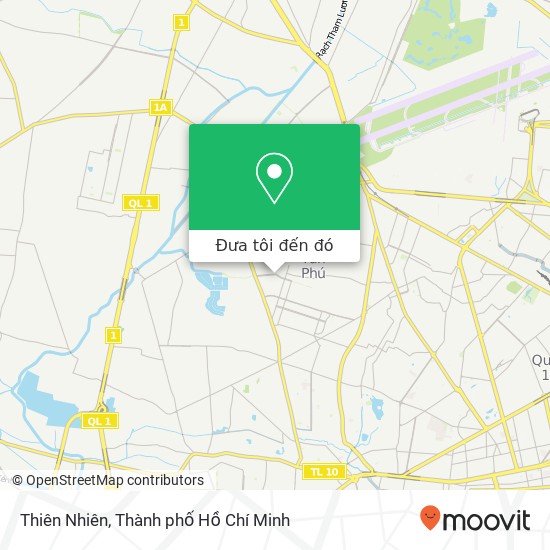 Bản đồ Thiên Nhiên, ĐƯỜNG Lê Thúc Hoạch Quận Tân Phú, Thành Phố Hồ Chí Minh