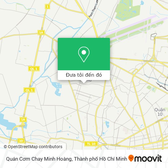 Bản đồ Quán Cơm Chay Minh Hoàng