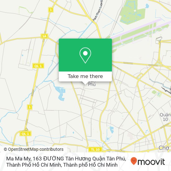 Bản đồ Ma Ma My, 163 ĐƯỜNG Tân Hương Quận Tân Phú, Thành Phố Hồ Chí Minh