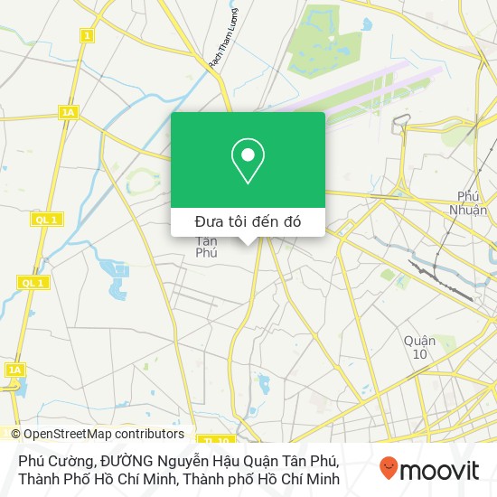 Bản đồ Phú Cường, ĐƯỜNG Nguyễn Hậu Quận Tân Phú, Thành Phố Hồ Chí Minh