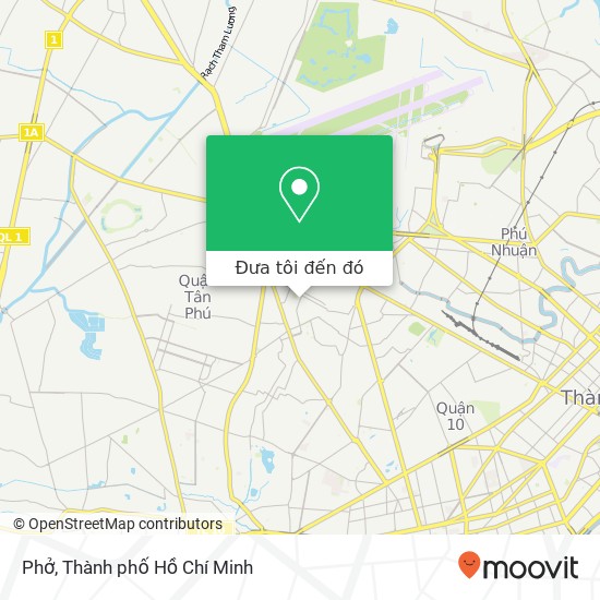Bản đồ Phở, ĐƯỜNG Đồng Đen Quận Tân Bình, Thành Phố Hồ Chí Minh