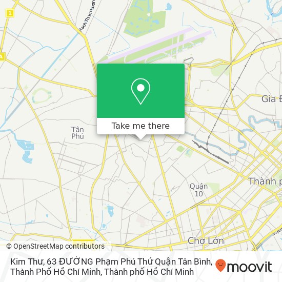 Bản đồ Kim Thư, 63 ĐƯỜNG Phạm Phú Thứ Quận Tân Bình, Thành Phố Hồ Chí Minh