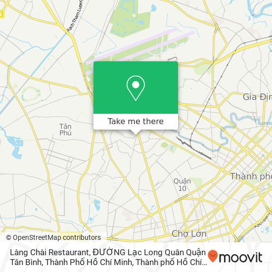 Bản đồ Làng Chài Restaurant, ĐƯỜNG Lạc Long Quân Quận Tân Bình, Thành Phố Hồ Chí Minh
