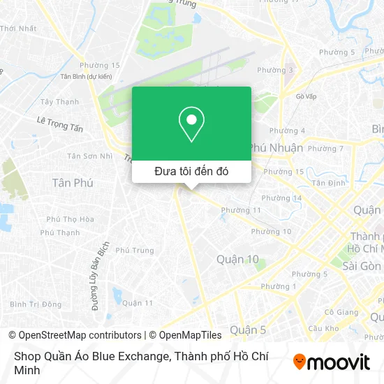 Bản đồ Shop Quần Áo Blue Exchange