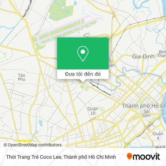 Bản đồ Thời Trang Trẻ Coco Lee