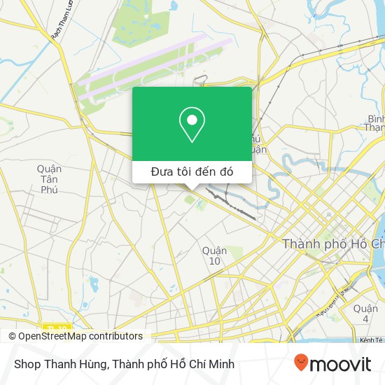 Bản đồ Shop Thanh Hùng, 767 ĐƯỜNG Cách Mạng Tháng 8 Quận Tân Bình, Thành Phố Hồ Chí Minh