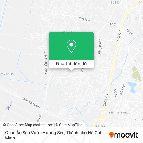 Bản đồ Quán Ăn Sân Vườn Hương Sen