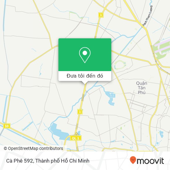Bản đồ Cà Phê 592, 592 1A Quận Bình Tân, Thành Phố Hồ Chí Minh