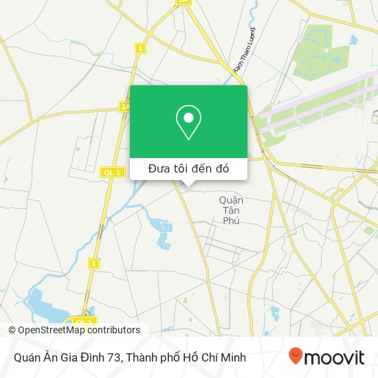 Bản đồ Quán Ăn Gia Đình 73, ĐƯỜNG Dương Văn Dương Quận Tân Phú, Thành Phố Hồ Chí Minh