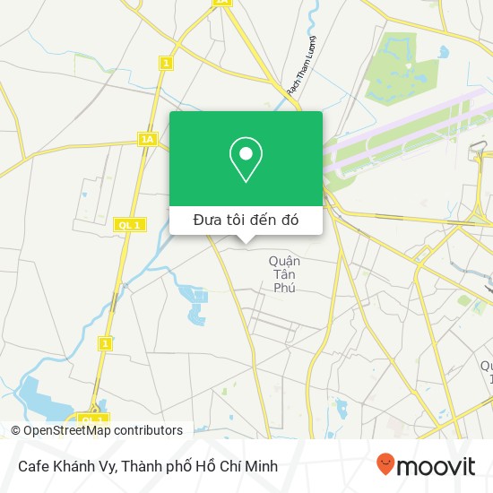 Bản đồ Cafe Khánh Vy, 97 ĐƯỜNG Tân Quý Quận Tân Phú, Thành Phố Hồ Chí Minh