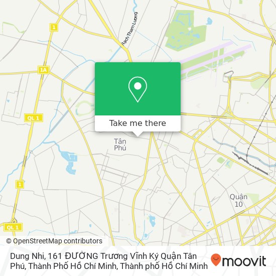 Bản đồ Dung Nhi, 161 ĐƯỜNG Trương Vĩnh Ký Quận Tân Phú, Thành Phố Hồ Chí Minh