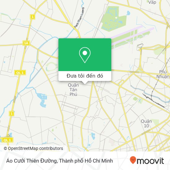 Bản đồ Áo Cưới Thiên Đường, ĐƯỜNG Trương Vĩnh Ký Quận Tân Phú, Thành Phố Hồ Chí Minh