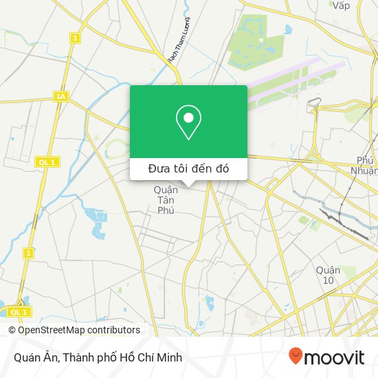 Bản đồ Quán Ăn, ĐƯỜNG Trương Vĩnh Ký Quận Tân Phú, Thành Phố Hồ Chí Minh