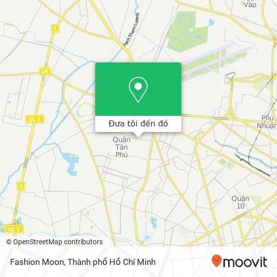 Bản đồ Fashion Moon, 124 ĐƯỜNG Trương Vĩnh Ký Quận Tân Phú, Thành Phố Hồ Chí Minh