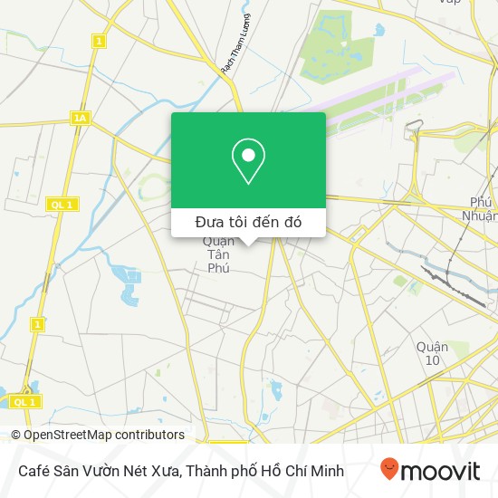 Bản đồ Café Sân Vườn Nét Xưa, 71 ĐƯỜNG Độc Lập Quận Tân Phú, Thành Phố Hồ Chí Minh