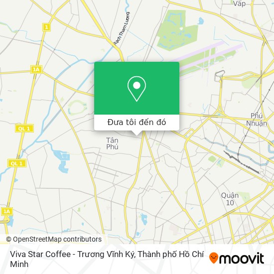 Bản đồ Viva Star Coffee - Trương Vĩnh Ký