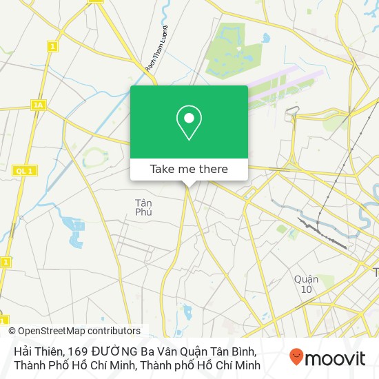Bản đồ Hải Thiên, 169 ĐƯỜNG Ba Vân Quận Tân Bình, Thành Phố Hồ Chí Minh