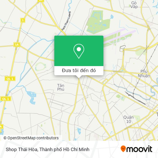 Bản đồ Shop Thái Hòa