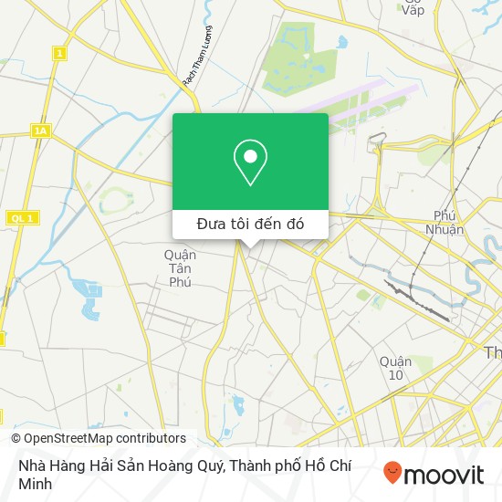 Bản đồ Nhà Hàng Hải Sản Hoàng Quý, ĐƯỜNG Bàu Cát 2 Quận Tân Bình, Thành Phố Hồ Chí Minh